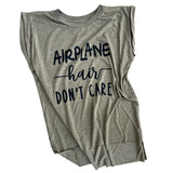 Airplane Hair Don't Care Tank Top