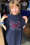 Plane Parts Diagram Kids' T-Shirt