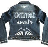 ADVENTURE AWAITS DENIM JACKET