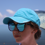 Teal Washed Fly Hat