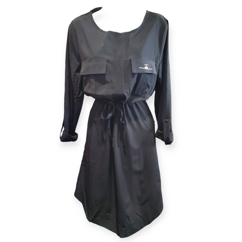 DARE TO FLY BLACK JET DRESS