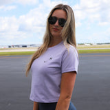 Fly Lavender Crop Top