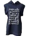 Lady Pilot Sleeveless Hoodie