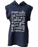Lady Pilot Sleeveless Hoodie