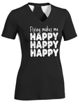 FLYING MAKES ME HAPPY T-SHIRT