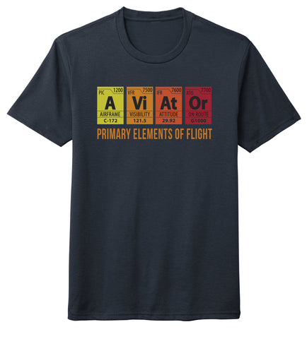 PRIMARY ELEMENTS OF FLIGHT T-SHIRT