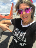 GIRL ON A FLIGHT PLAN T-shirt